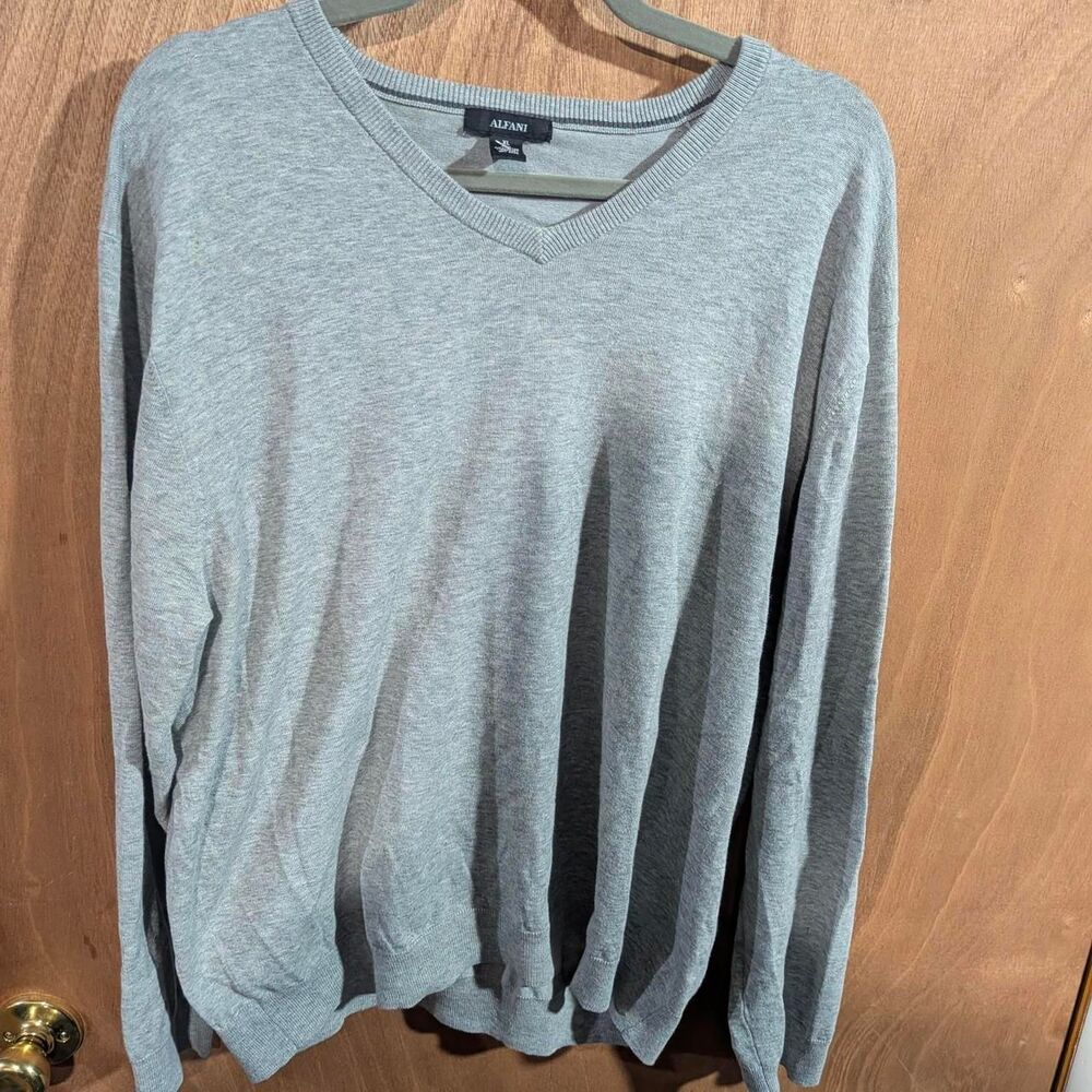 Alfani Men's Grey Jumper